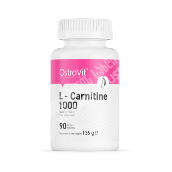 ოსტროვიტი - ელ-კარნიტინი 1000 - 90 ტაბ / OstroVit - L-Carnitine 1000 - 90 tabs