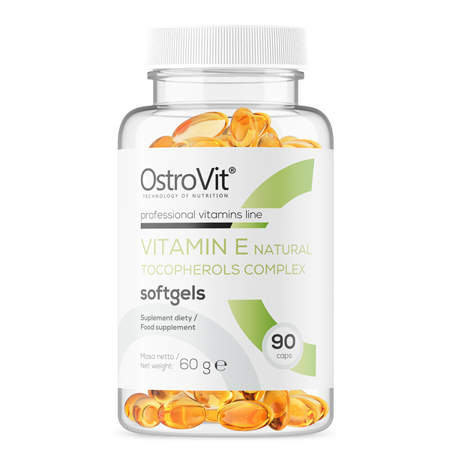 OstroVit - Vitamin E Tocopherols Complex - 90 sgels
