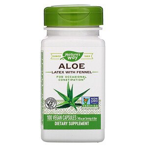 Natures Way - Aloe Latex with Fennel 140 mg - 100 vcaps