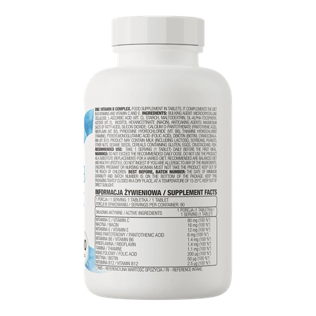 OstroVit - Vitamin B Complex - 90 tabs