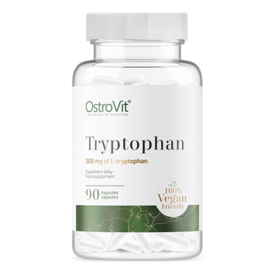 ოსტროვიტი - ტრიპტოფანი - 90 ვკაფს / OstroVit - Tryptophan VEGE - 90 vcaps