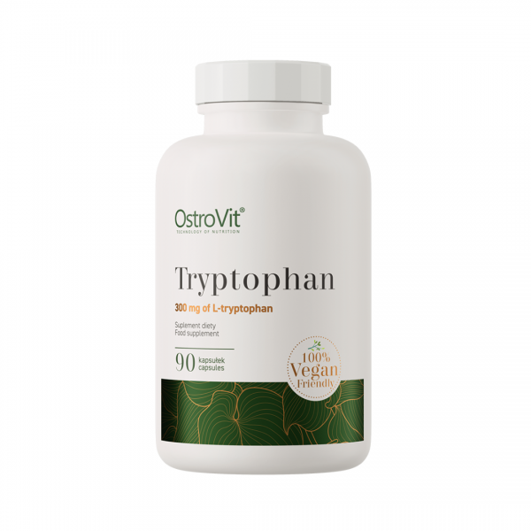 ოსტროვიტი - ტრიპტოფანი - 90 ვკაფს / OstroVit - Tryptophan VEGE - 90 vcaps