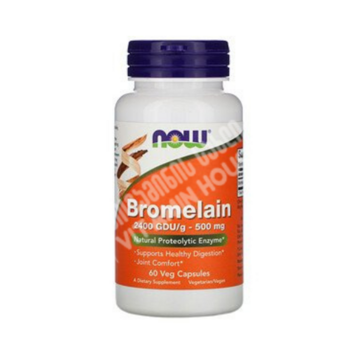 NOW - Bromelain 500 mg - 60 vcaps