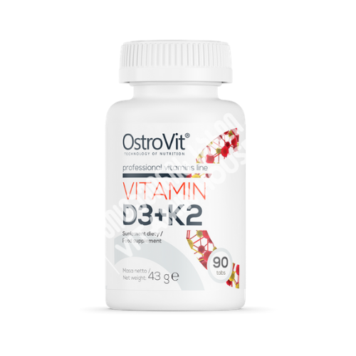 OstroVit - Vitamin D3 2000 + K2 - 90 tabs