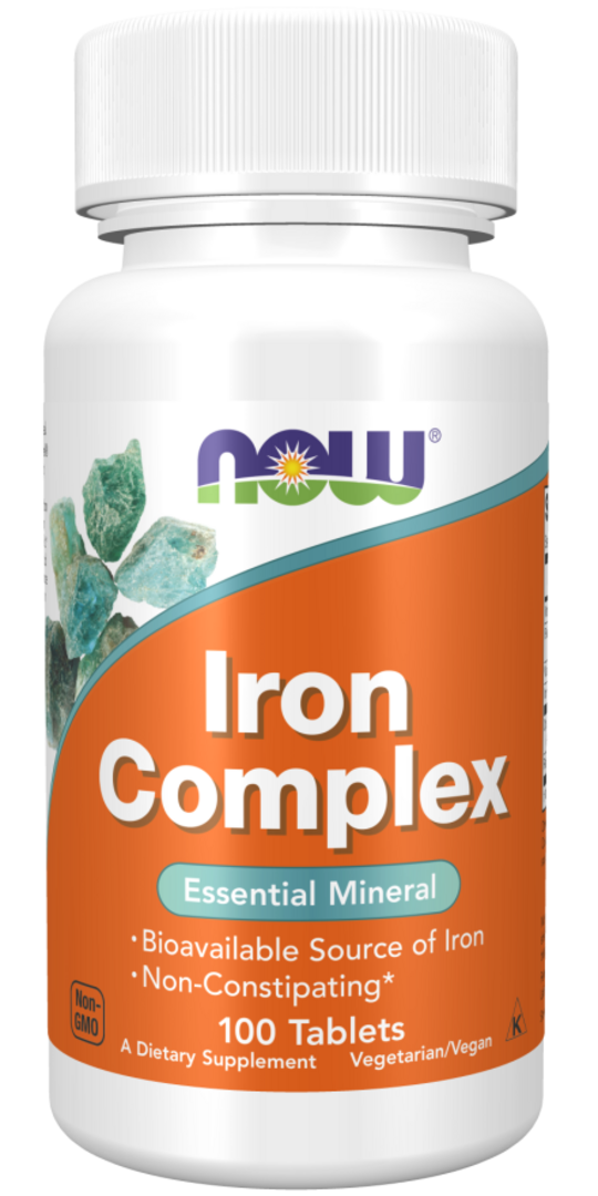 Nowfoods - Iron Complex - 100 tabs