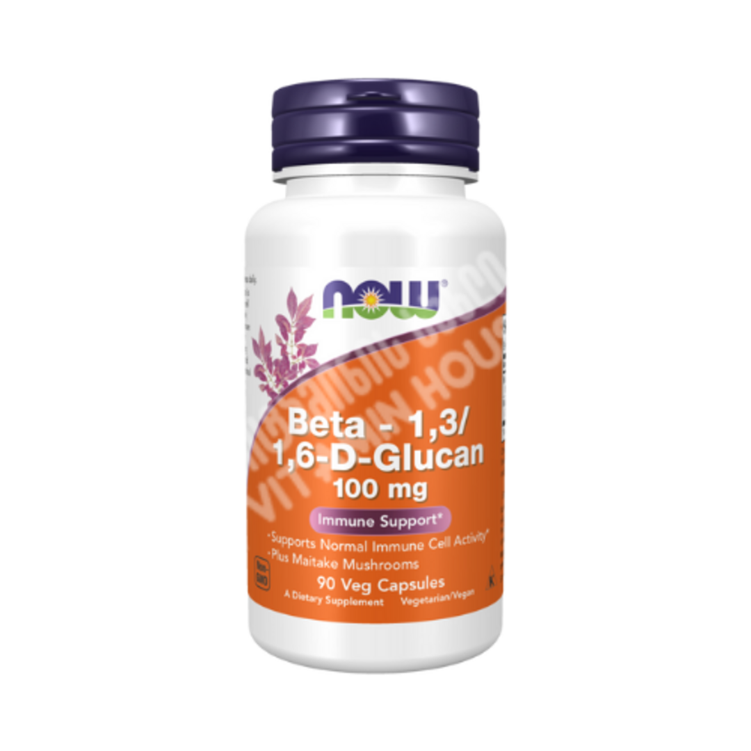 NOW - Beta-1,3/1,6-D-Glucan 100 mg - 90 vcaps