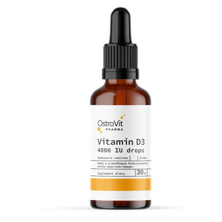 OstroVit - Vitamin D3 4000 drops - 30 ml