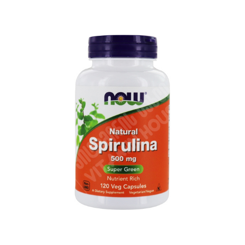 NOW - Spirulina 500 mg - 120 vcaps