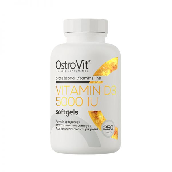OstroVit - Vitamin D3 5000 iu - 250 caps
