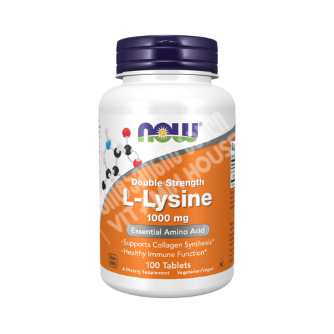 NOW - L-Lysine 1 000 mg - 100 tabs